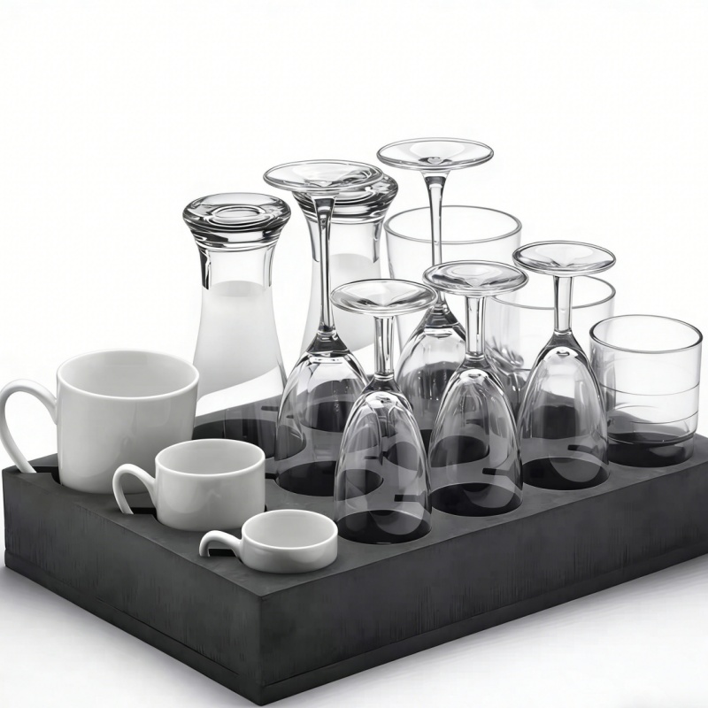 Cable Box Organizer - Foam Cup Holder Storage Box Caravan