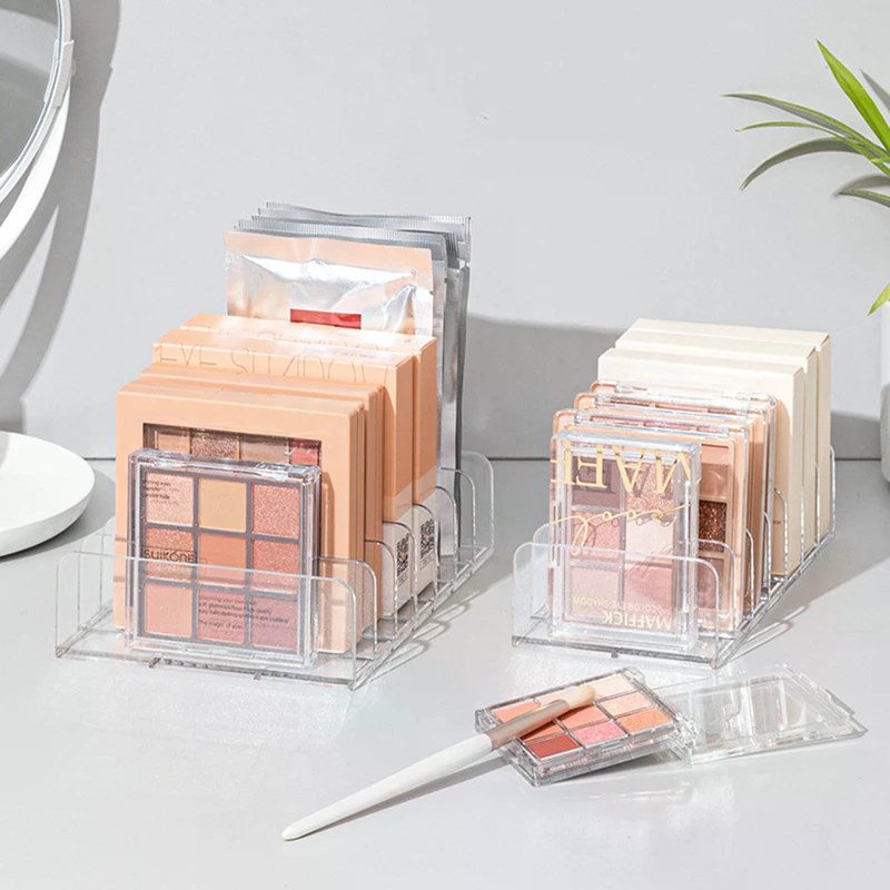 Desk Setup Shelves - Makeup Organizer Desktop Multi-cell Display Box