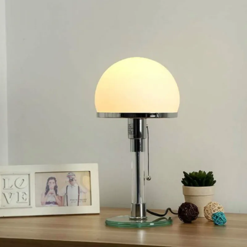 Desk Setup White - Bauhaus Lamp White Table Lamp Danish