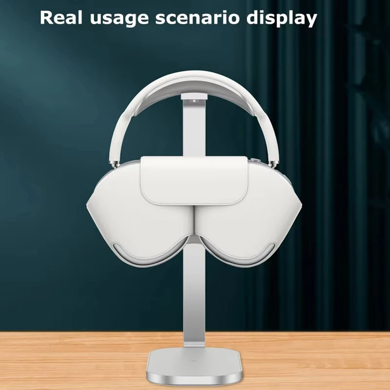 Headphone Hook Under - 15W Wireless Charger for AirPods Max/Pro