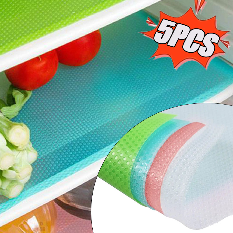 Desk Setup Shelves - 5/3/1PCS Refrigerator Mats Refrigerator Liners Refrigerator