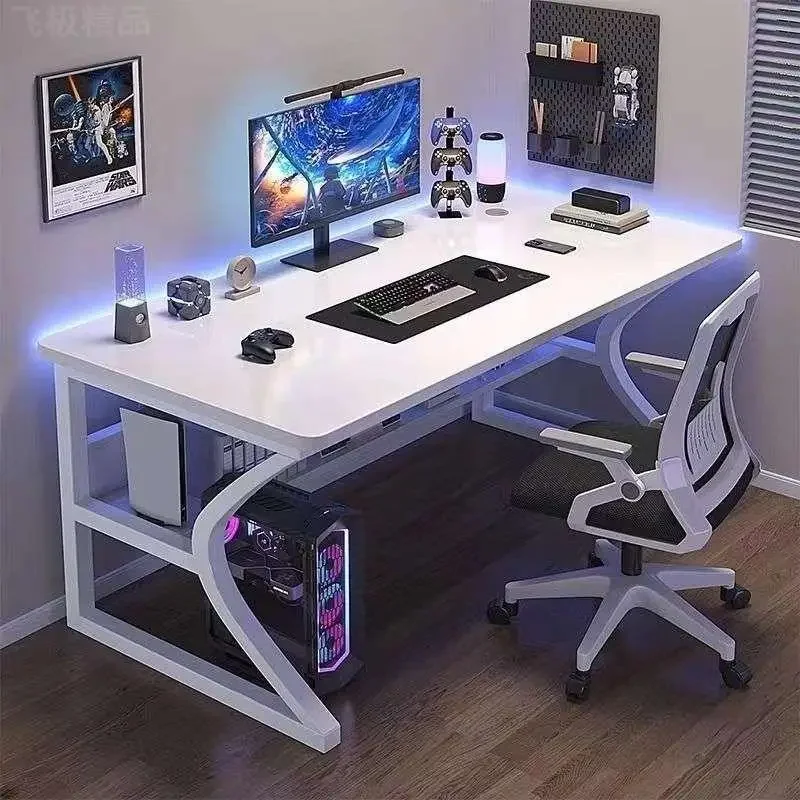 Q Minimalist Console Computer  - Desk Setup White ulasan dan harga