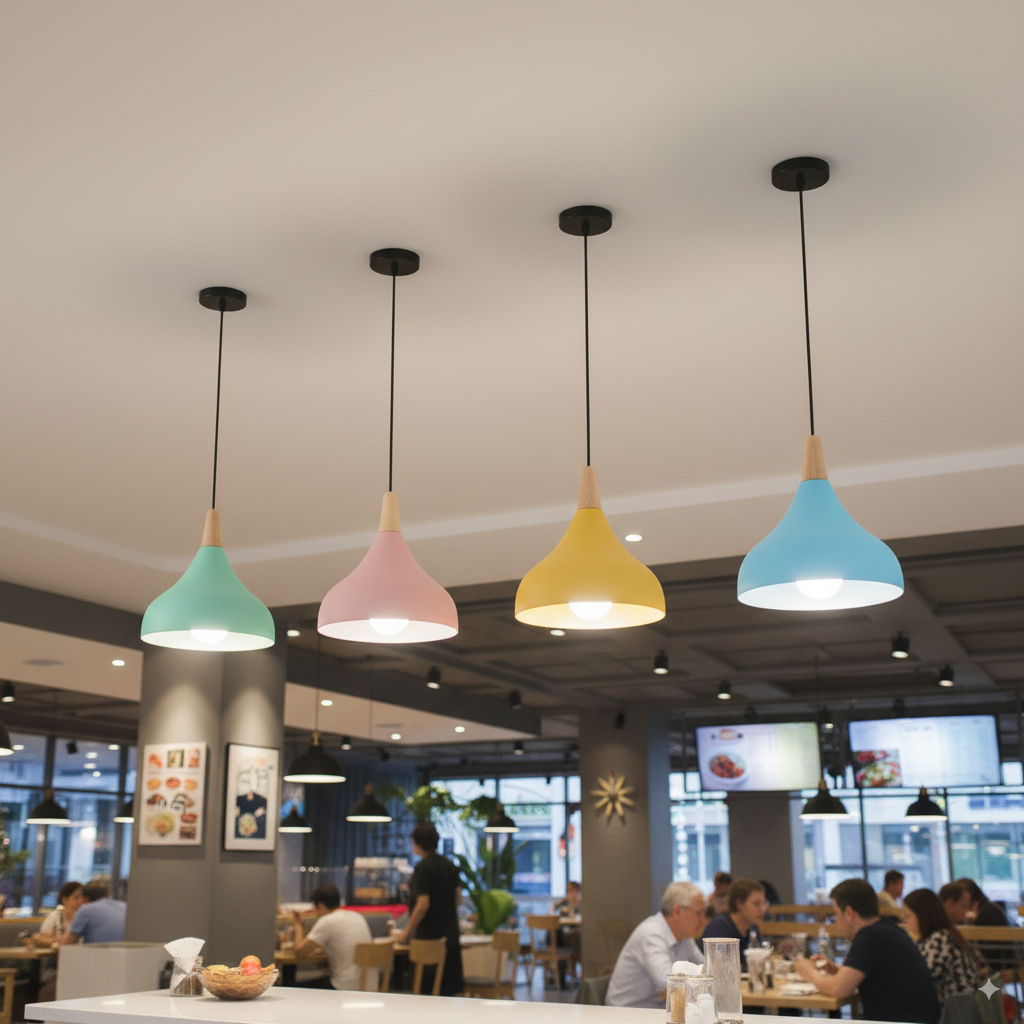Nordic Modern Hanging Lamps Vi - Desk Setup White ulasan dan harga