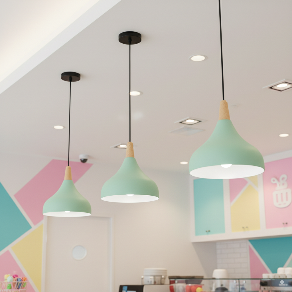 Nordic Modern Hanging Lamps Vi - Desk Setup White ulasan dan harga