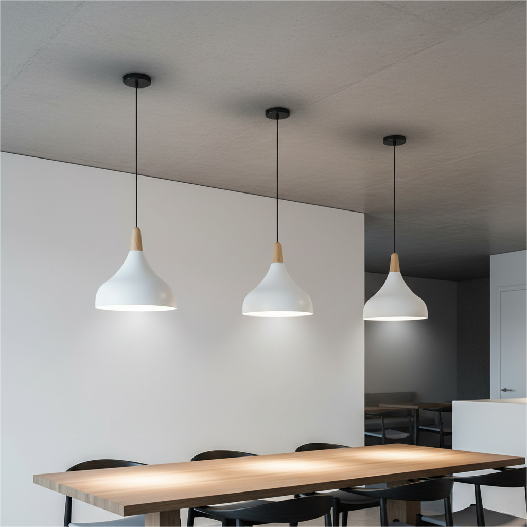 Nordic Modern Hanging Lamps Vi - Desk Setup White ulasan dan harga
