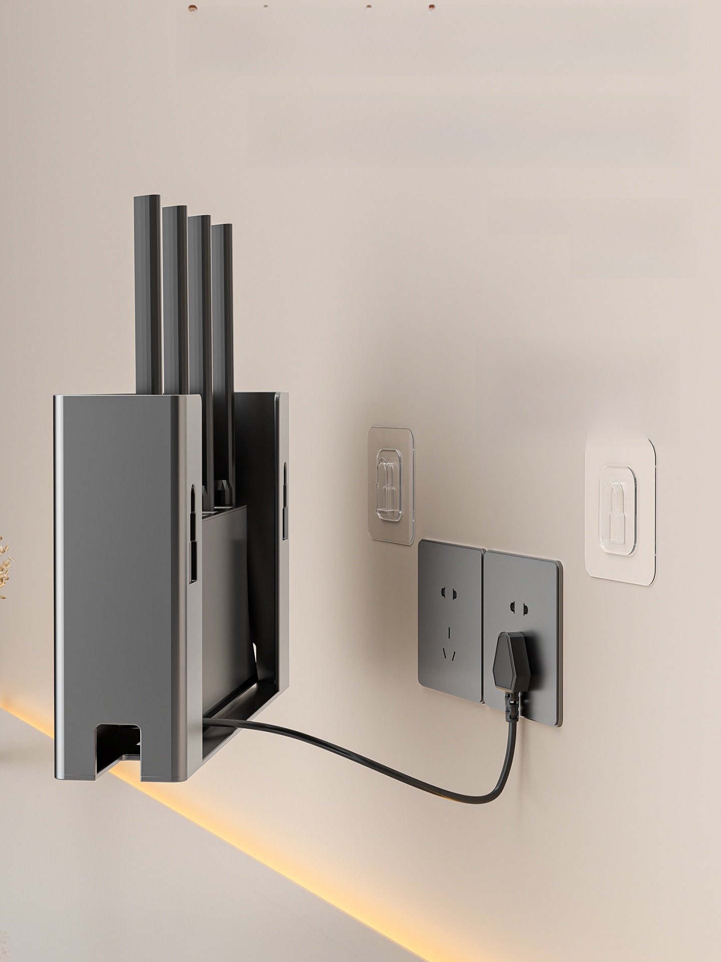 Wall-Mounted Router Storage Bo - Cable Box Organizer ulasan dan harga