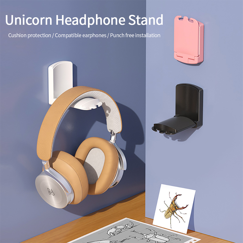 Folding Headset Stand Holder G - Headphone Hook Under ulasan dan harga