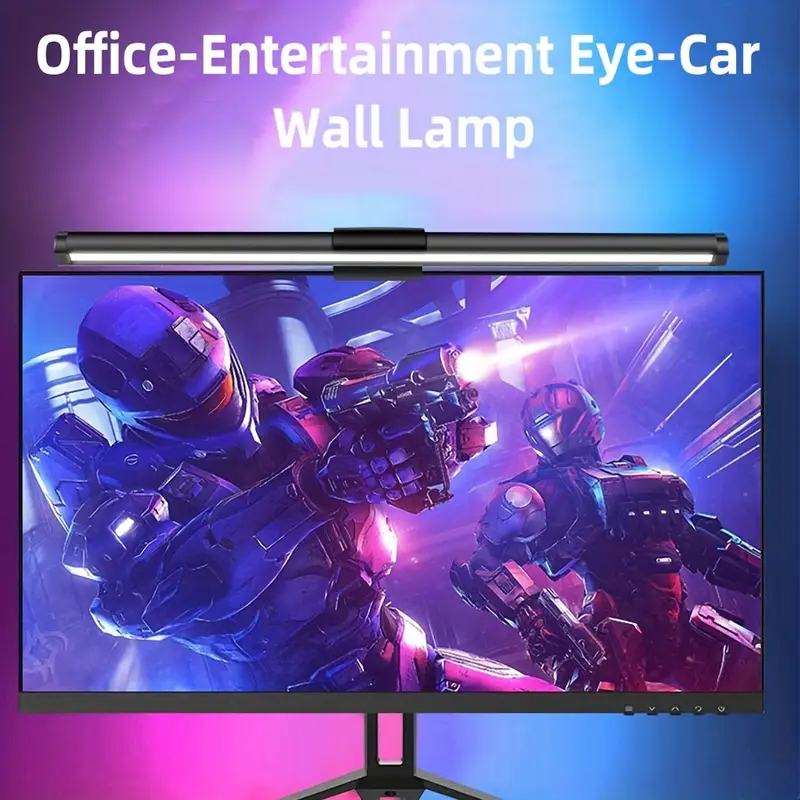 Stepless Dimming Hanging LED M - Yellow Desk Setup ulasan dan harga