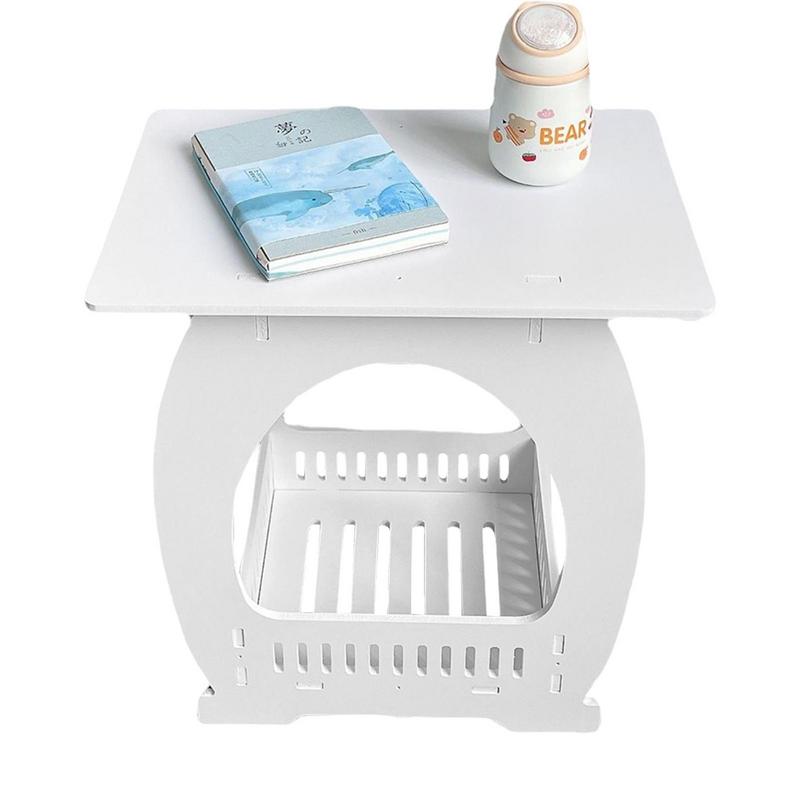 End Table White Nightstand Cof - Desk Setup White ulasan dan harga