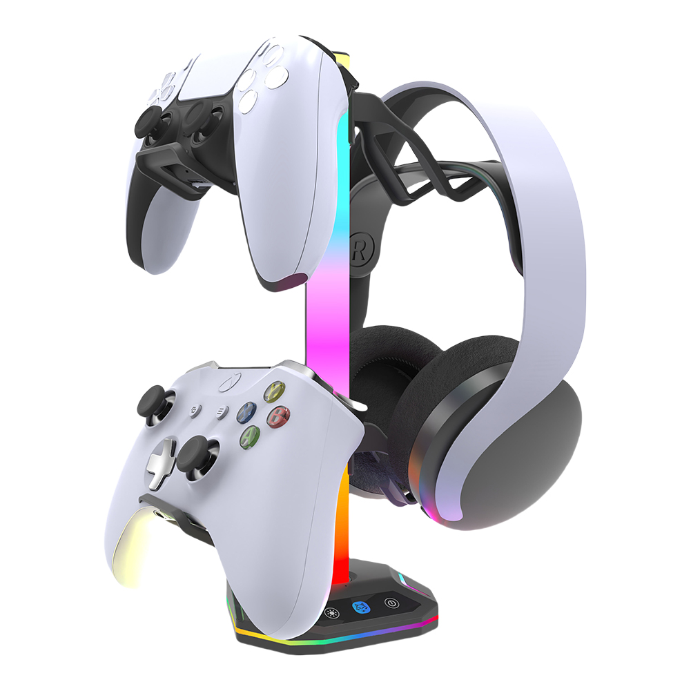 RGB Controller Stand For PS5/X - Headphone Hook Under ulasan dan harga
