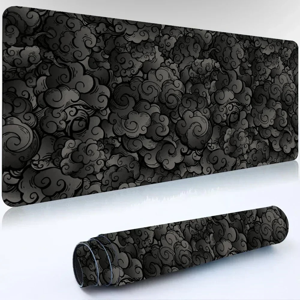 Japanese Dark Cloud Desk Mat V - Desk Setup Grey ulasan dan harga