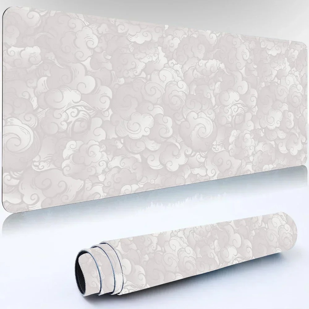 Japanese Dark Cloud Desk Mat V - Desk Setup Grey ulasan dan harga