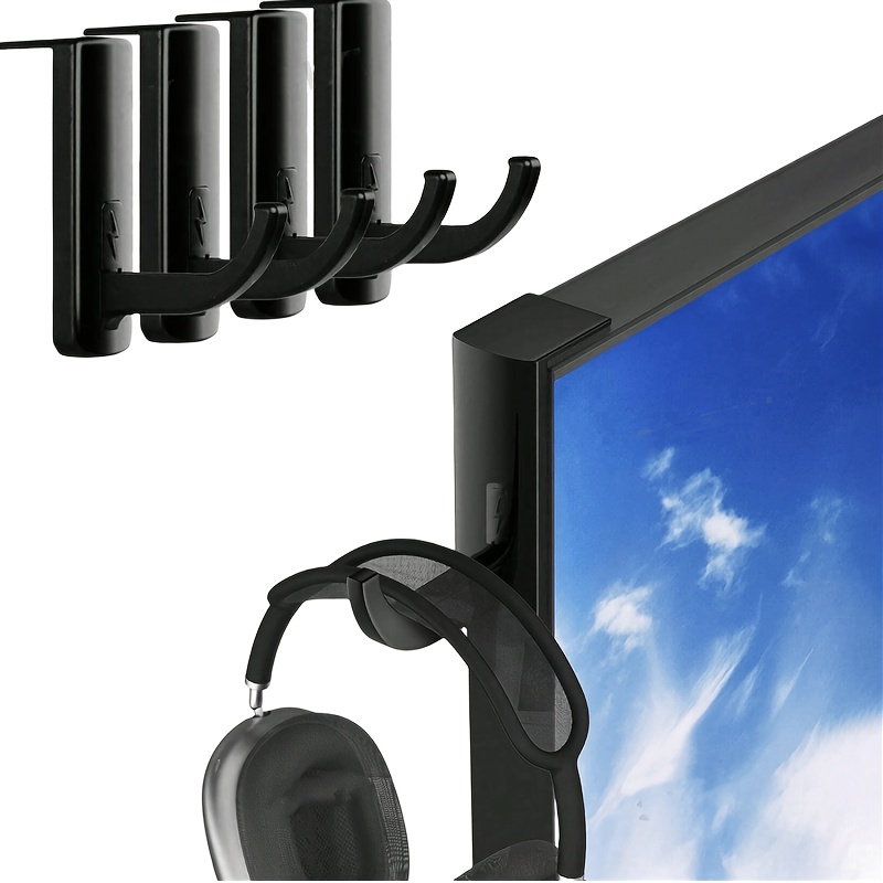 4pcs Monitor Hook Headphone Ho - Headphone Hook Under ulasan dan harga