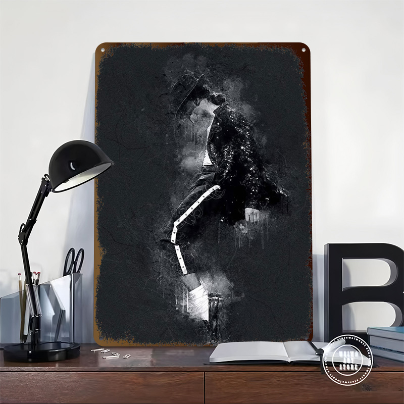 Michael Jackson Tinplate Poste - Desk Setup Poster ulasan dan harga