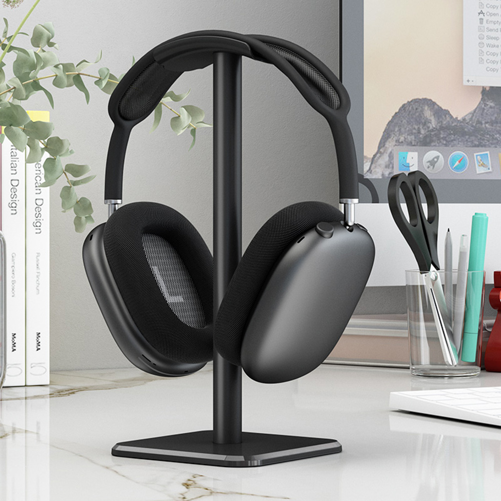 Headphone Holder Rack Aluminiu - Headphone Hook Under ulasan dan harga