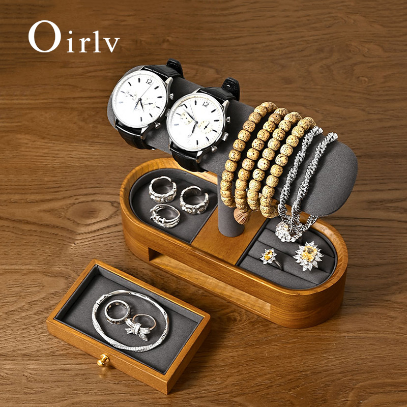 Oirlv Solid Wood Watch Organiz - Cable Box Organizer ulasan dan harga