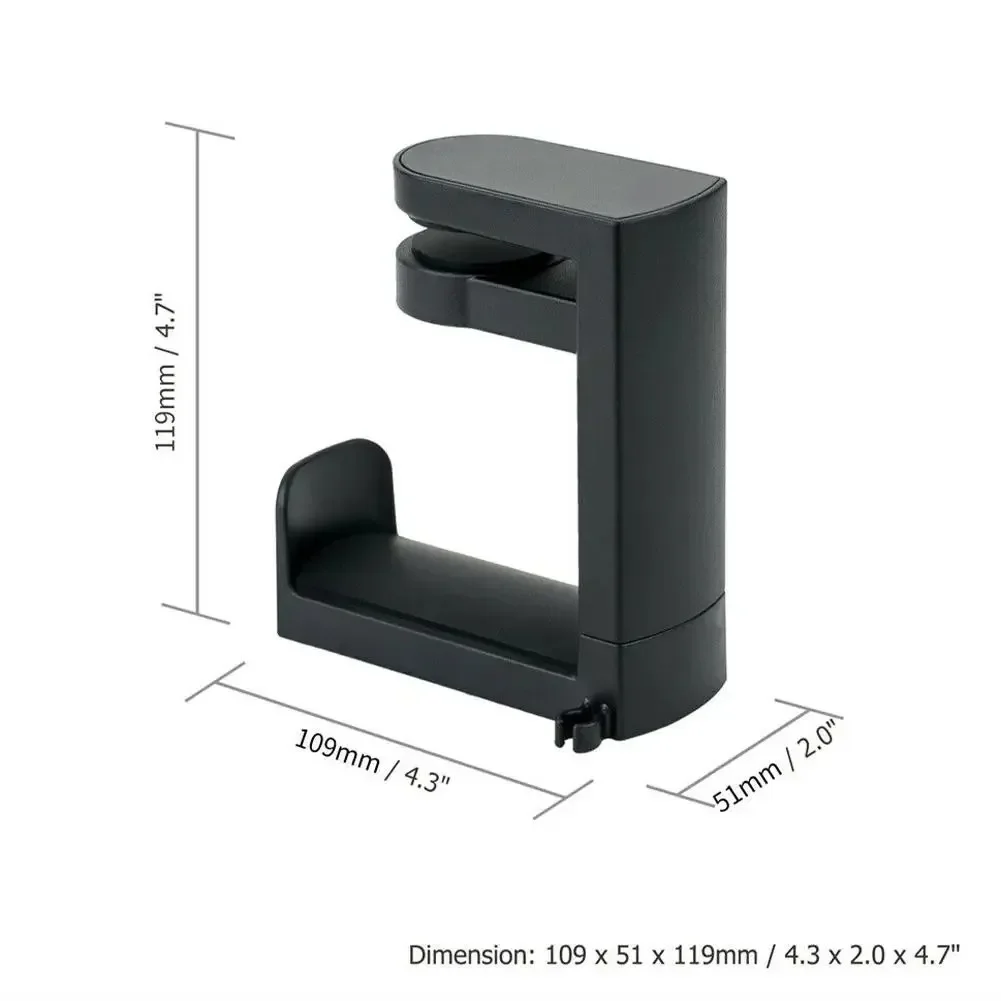 Rotatable Headphone Holder Uni - Headphone Hook Under ulasan dan harga
