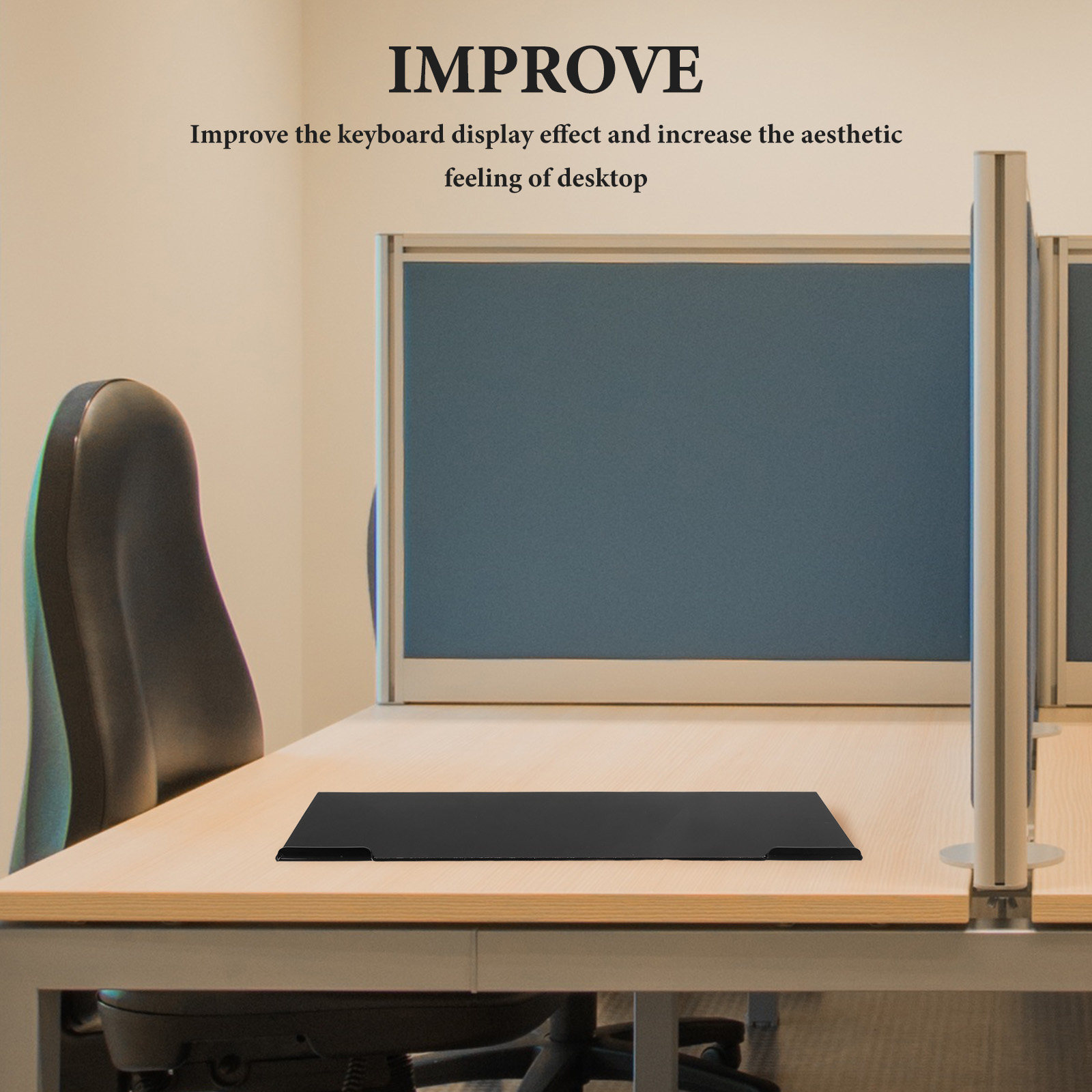 2Pcs Acrylic Keyboard Display  - Desk Setup With Keyboard Tray ulasan dan harga