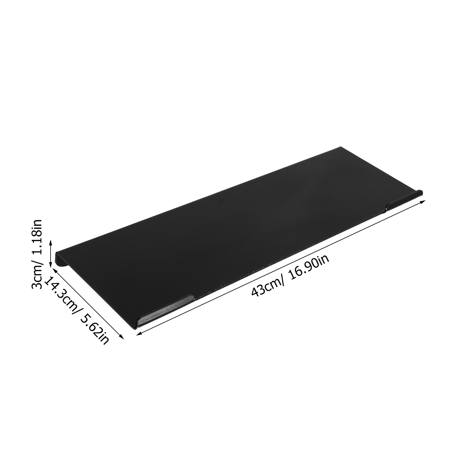 2Pcs Acrylic Keyboard Display  - Desk Setup With Keyboard Tray ulasan dan harga