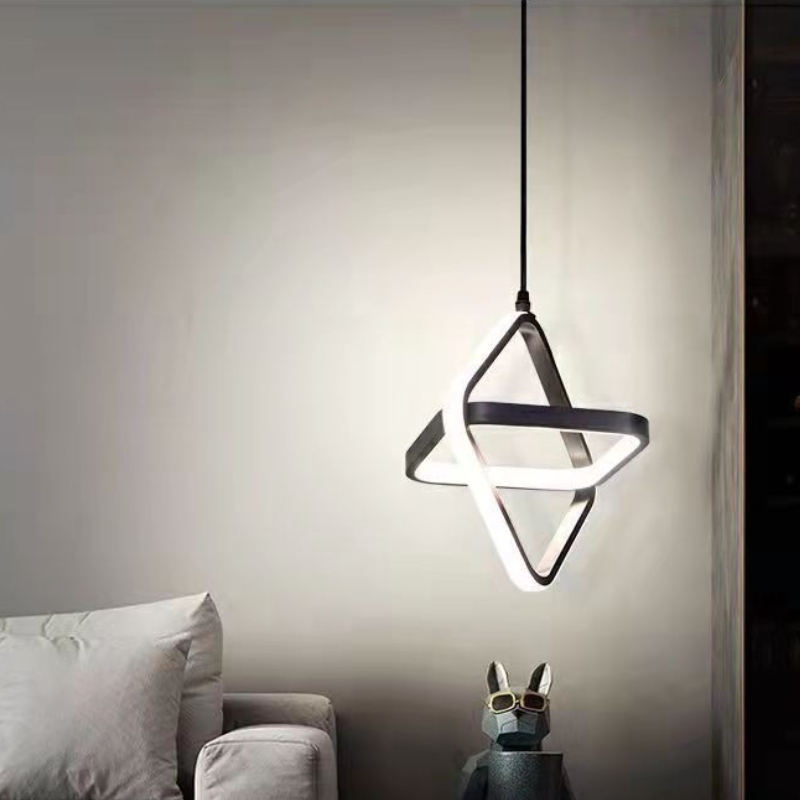 Modern LED Pendant Light Black - Desk Setup White ulasan dan harga