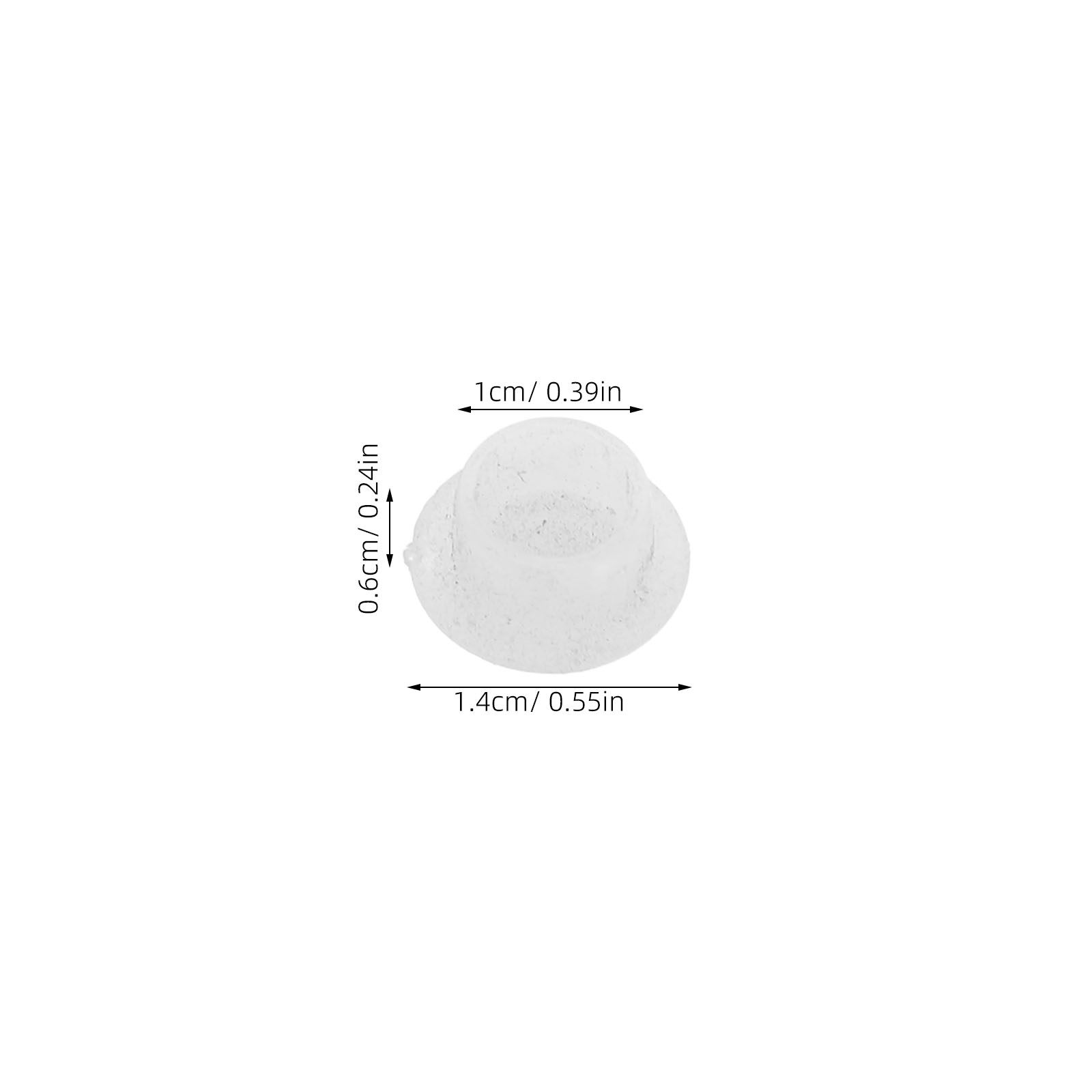 50Pcs Round Plastic Hole Plugs - Desk Setup Shelves ulasan dan harga