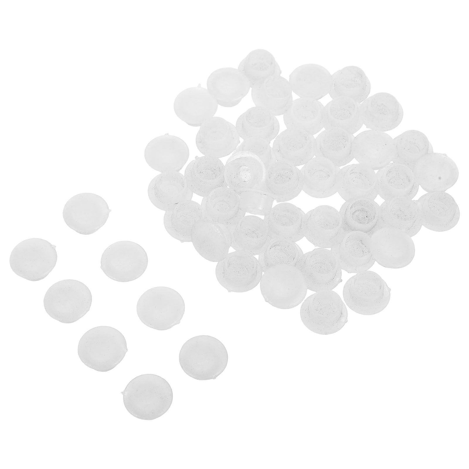 50Pcs Round Plastic Hole Plugs - Desk Setup Shelves ulasan dan harga