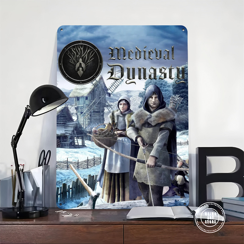 Medieval Dynasty Game Art Meta - Desk Setup Poster ulasan dan harga