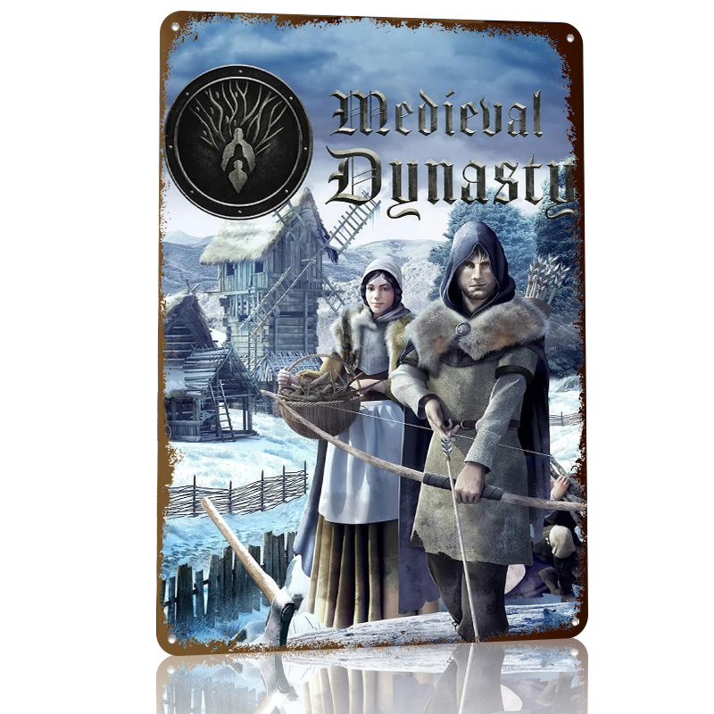 Medieval Dynasty Game Art Meta - Desk Setup Poster ulasan dan harga