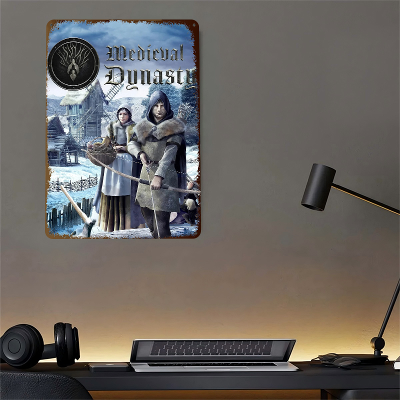 Medieval Dynasty Game Art Meta - Desk Setup Poster ulasan dan harga