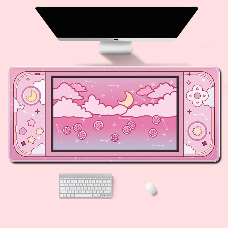 Moon and Stars Large Desk Mat  - Desk Setup Gear ulasan dan harga