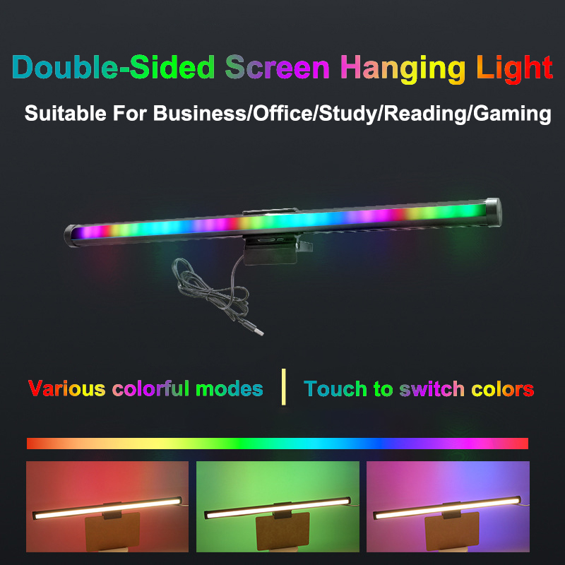 LED Monitor Hanging Desk Light - Yellow Desk Setup ulasan dan harga