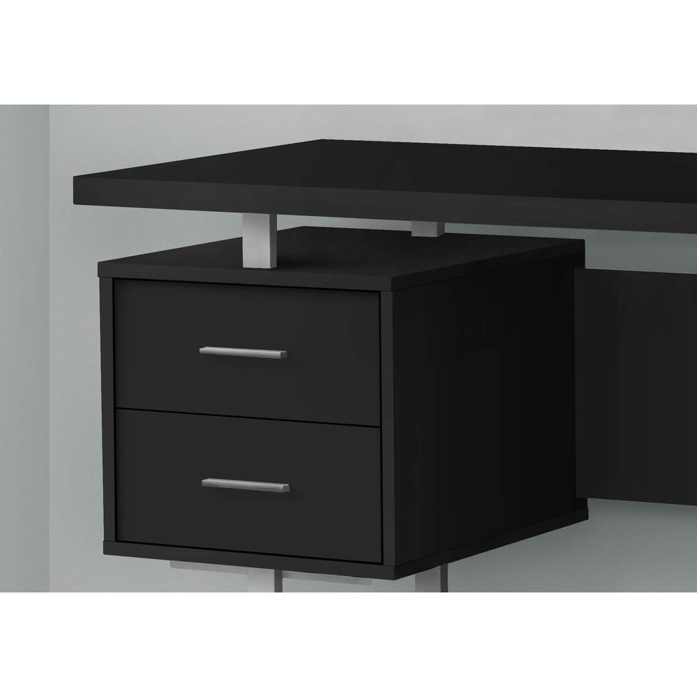 I 7634 Computer Desk, Home Off - Desk Setup Grey ulasan dan harga