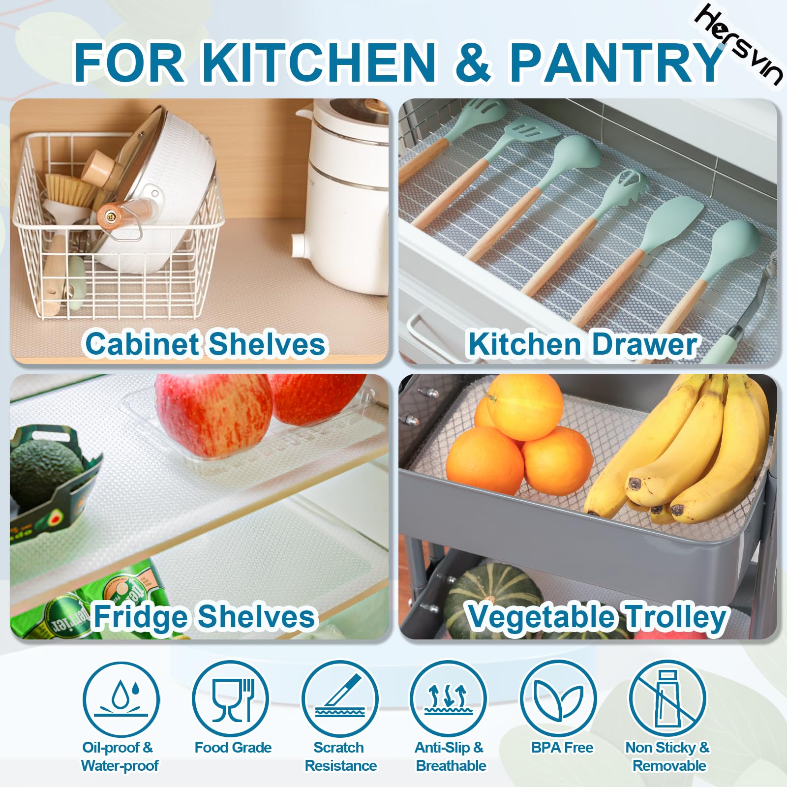 EVA Kitchen Cabinet Shelf Line - Desk Setup Shelves ulasan dan harga