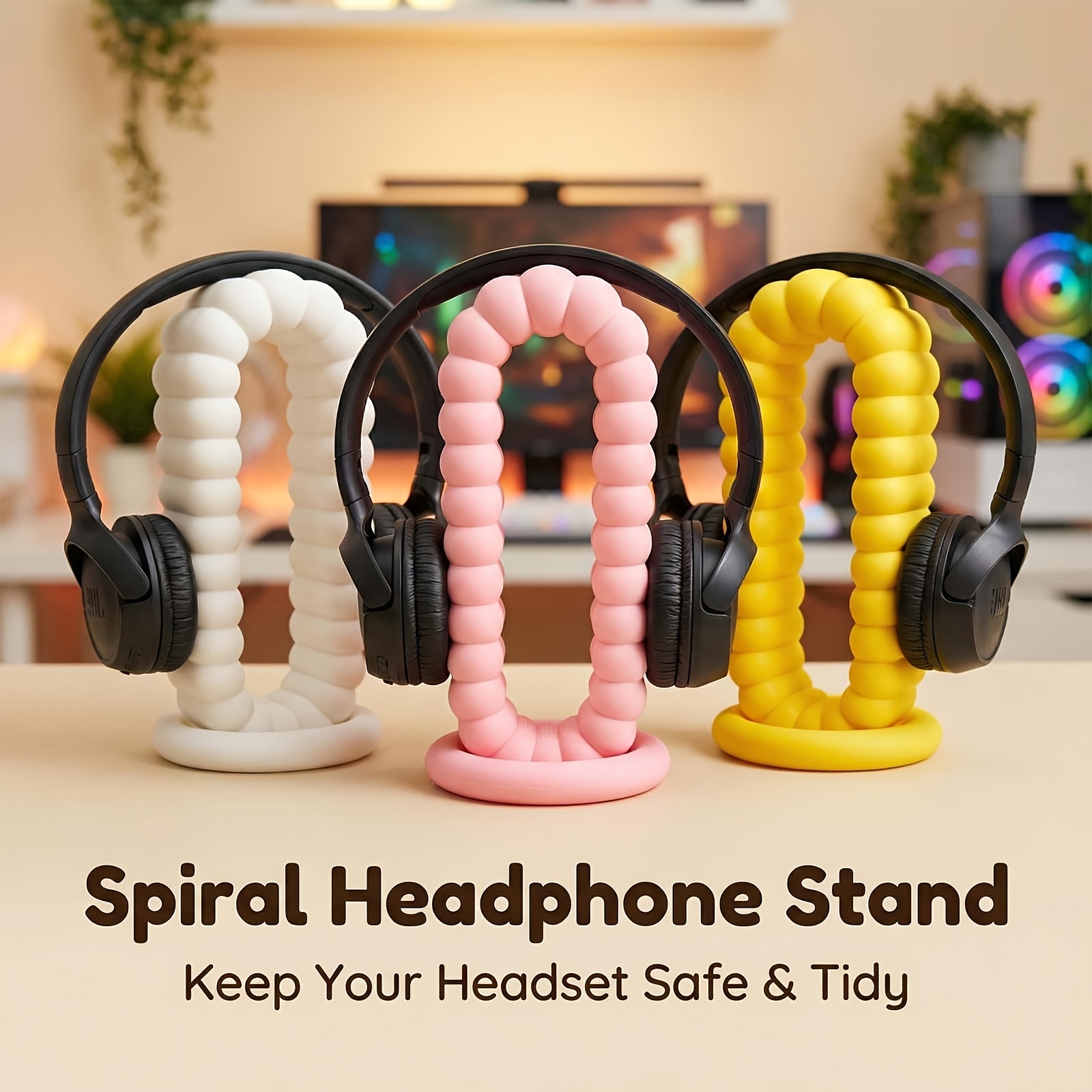 3D Printed Creative Headphone  - Headphone Hook Under ulasan dan harga