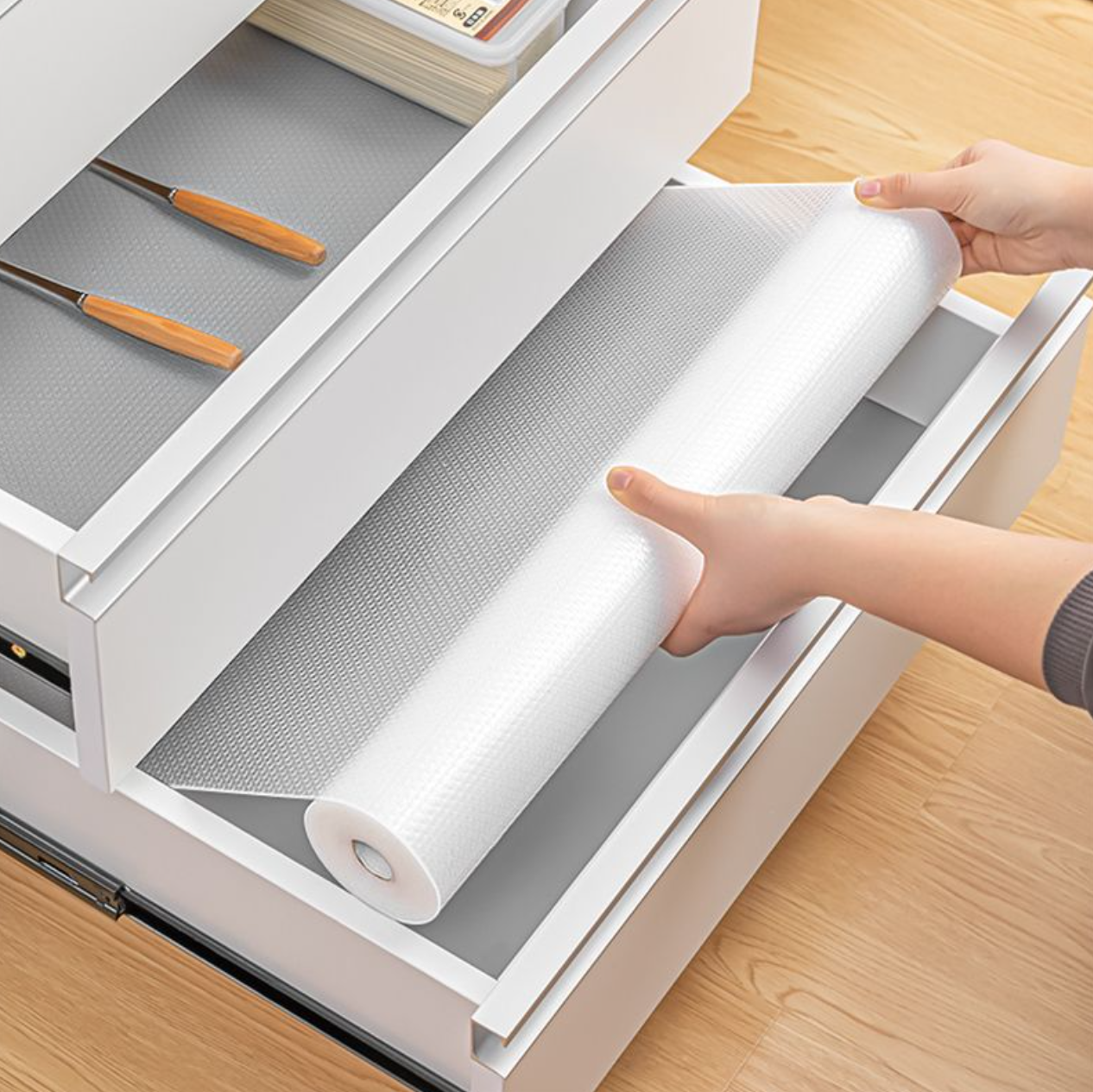 30/50cm 1.5M Drawer Mat Shelf  - Desk Setup Shelves ulasan dan harga