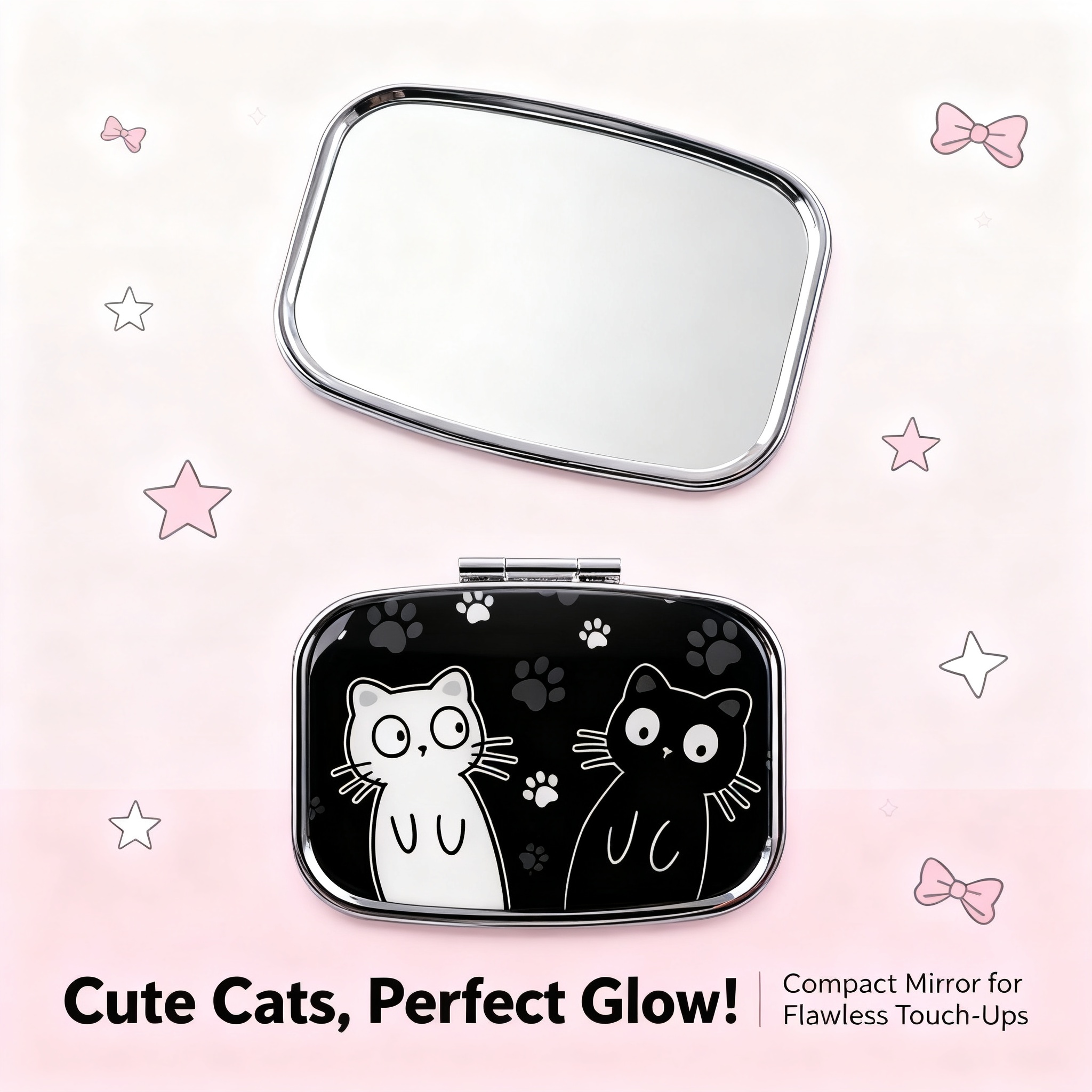 Cartoon Black And White Cat Tr - Cable Box Organizer ulasan dan harga