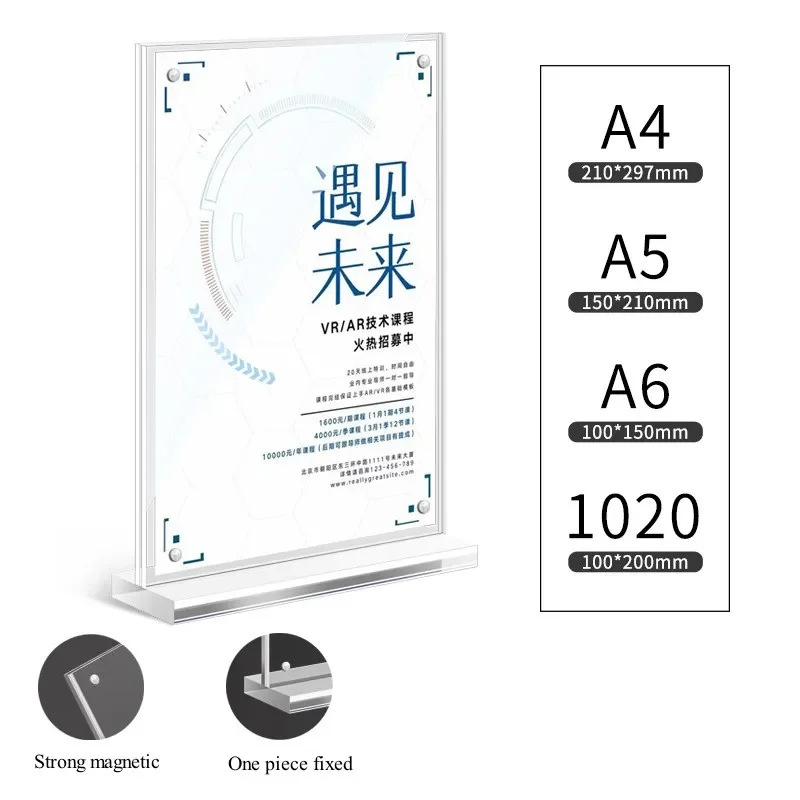 Acrylic Menu Sign Holder POP D - Desk Setup Poster ulasan dan harga
