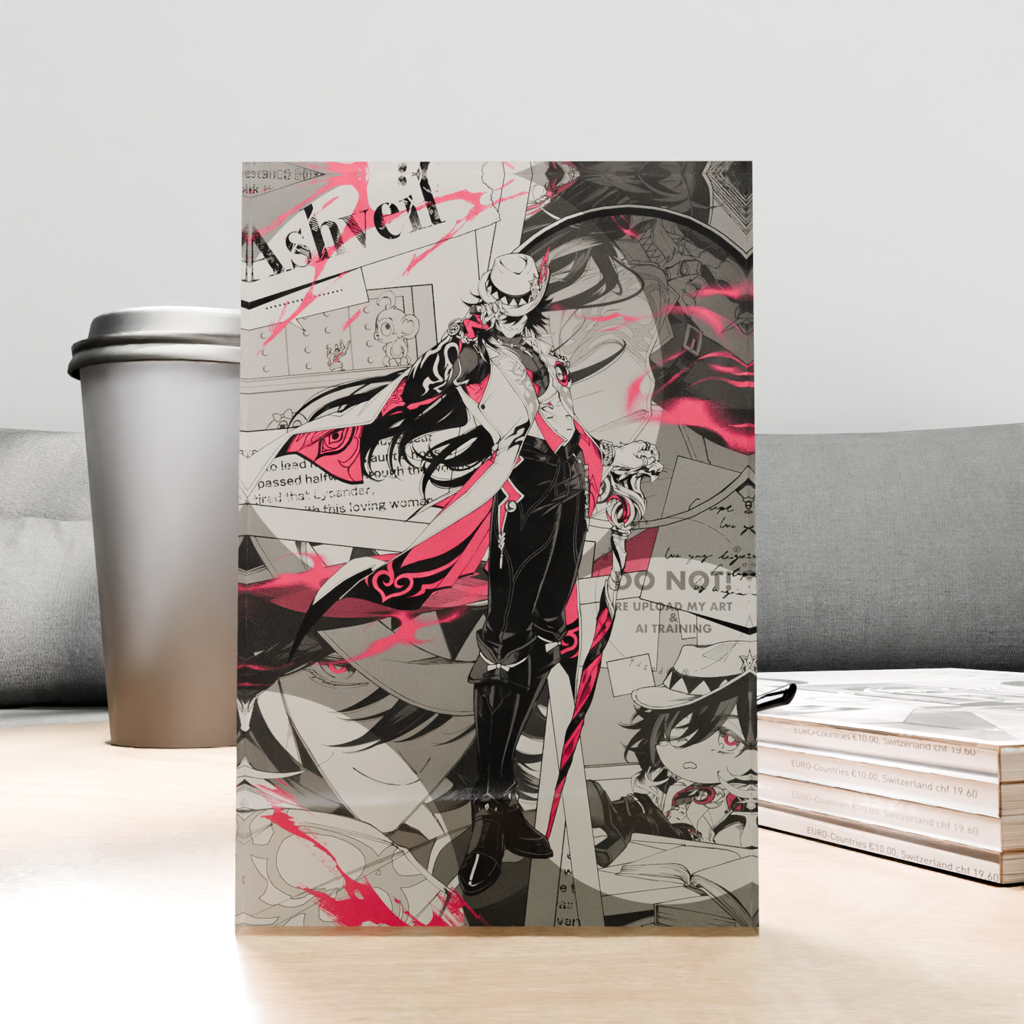 Honkai Star Rail Ashveil HSR P - Desk Setup Poster ulasan dan harga
