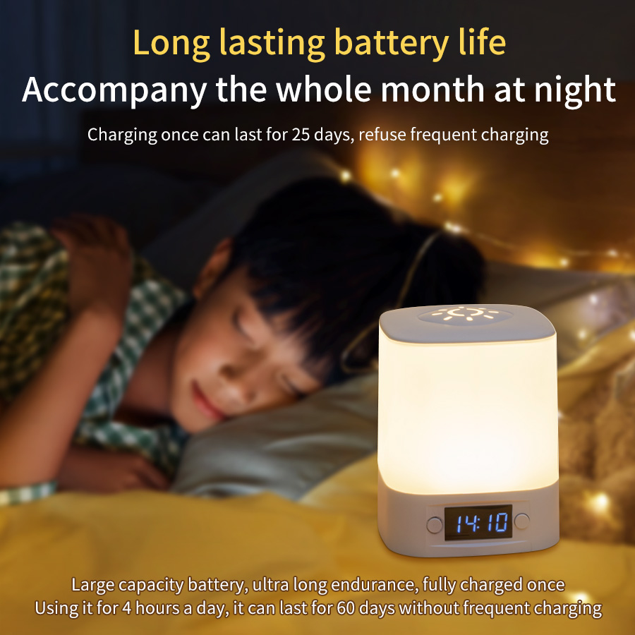 LED Table Lamp USB Rechargeabl - Desk Setup White ulasan dan harga