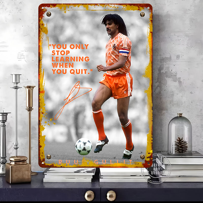 Ruud Gullit Football Player Wa - Desk Setup Poster ulasan dan harga