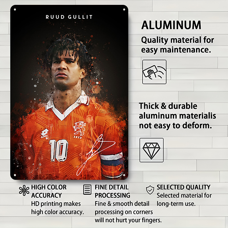 Ruud Gullit Football Player Wa - Desk Setup Poster ulasan dan harga