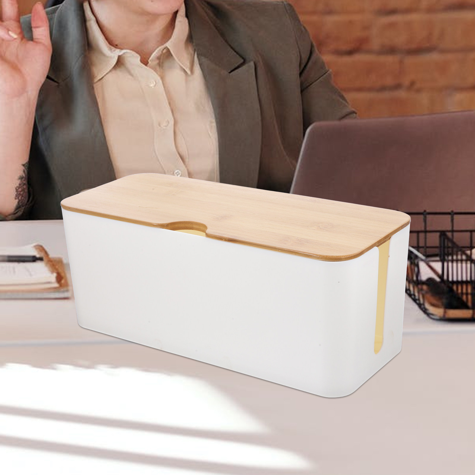 Cable Management Box with Smoo - Cable Box Organizer ulasan dan harga