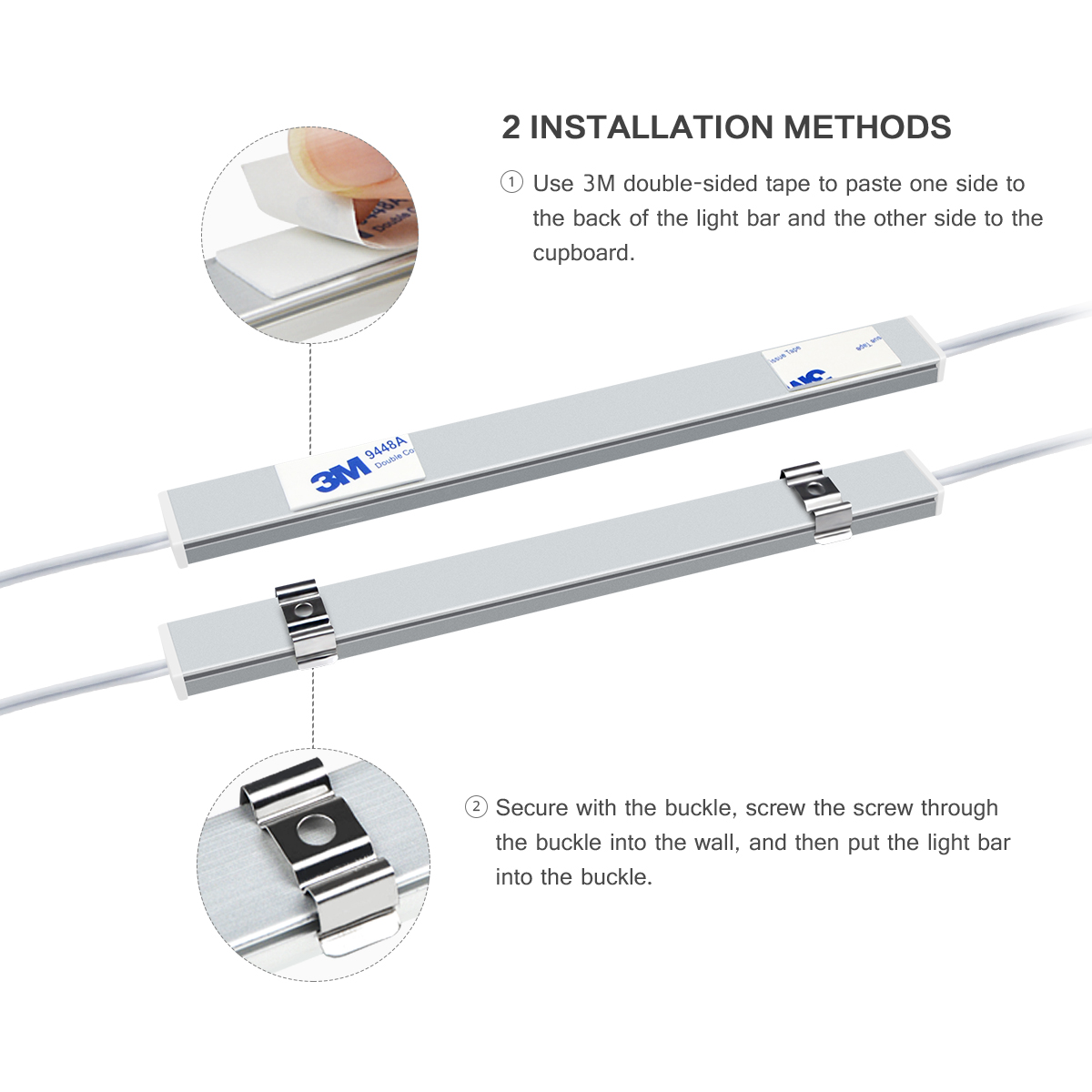 USB Kitchen LED Lights Under C - Desk Setup Shelves ulasan dan harga