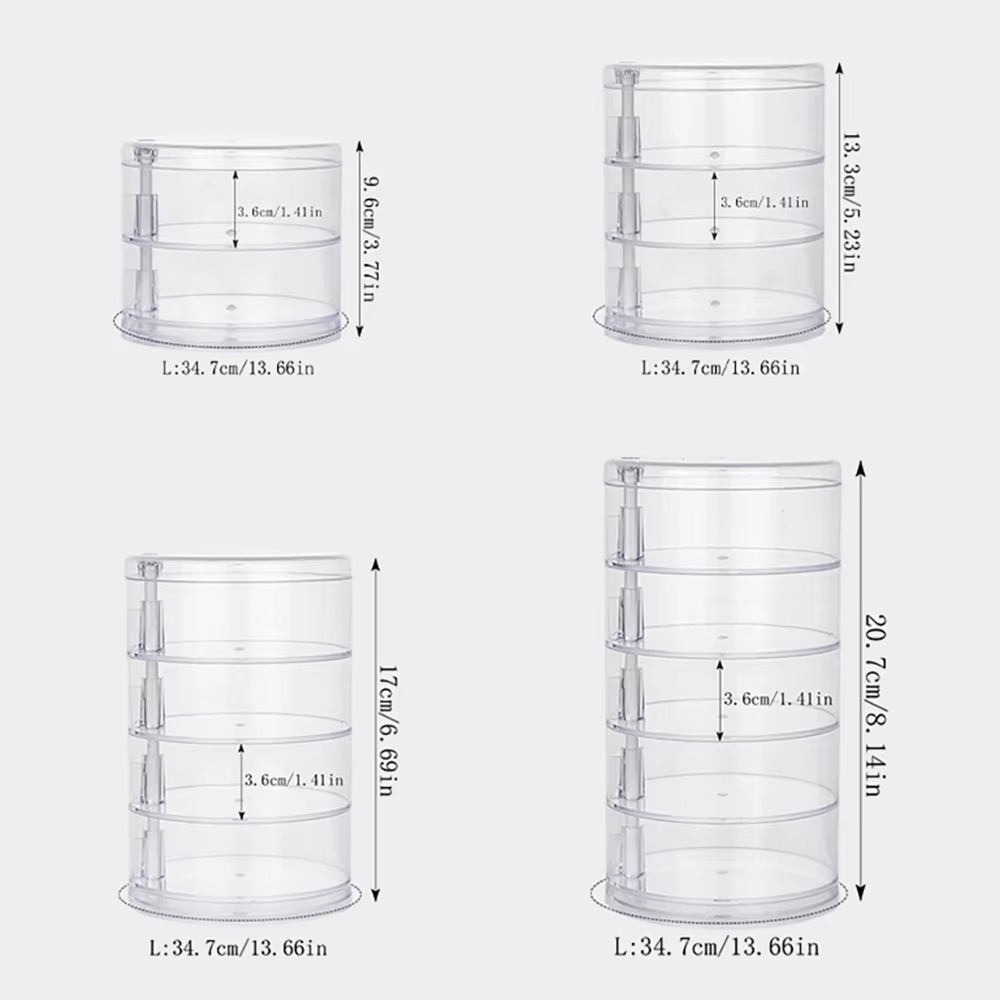 360 Rotating Jewelry Organizer - Cable Box Organizer ulasan dan harga