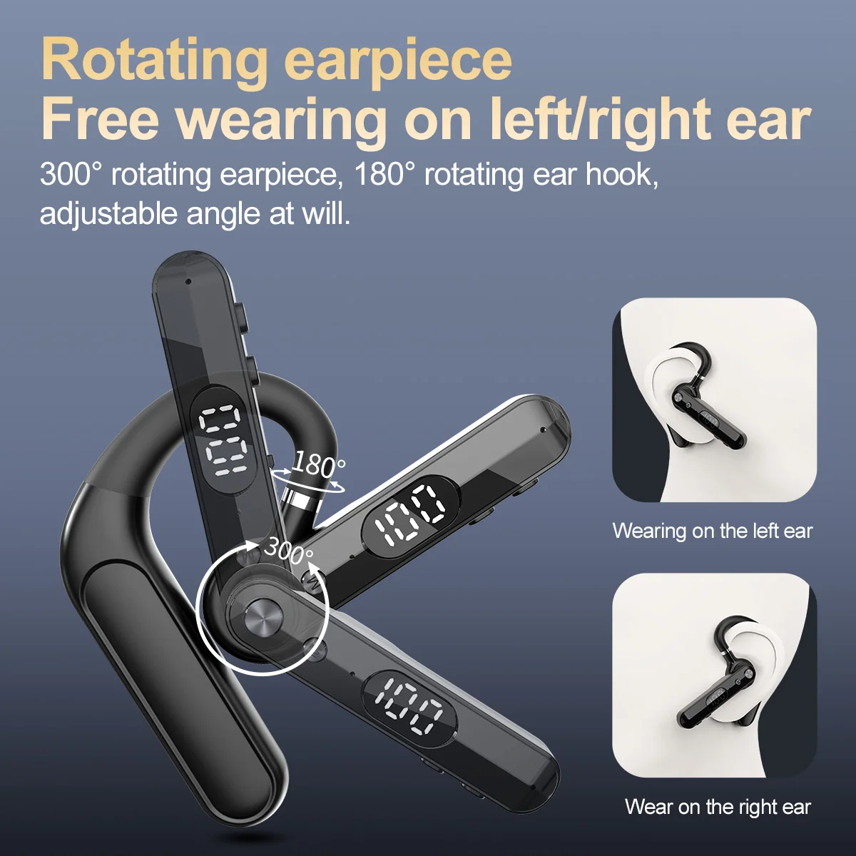 Wireless Bluetooth Headphones  - Headphone Hook Under ulasan dan harga