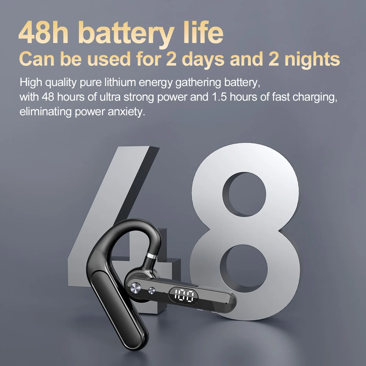 Wireless Bluetooth Headphones  - Headphone Hook Under ulasan dan harga