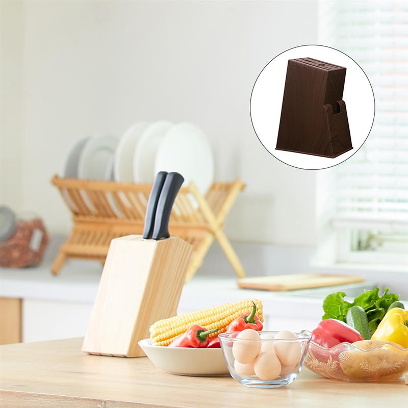 Knife Holder Desktop Storage S - Desk Setup Shelves ulasan dan harga