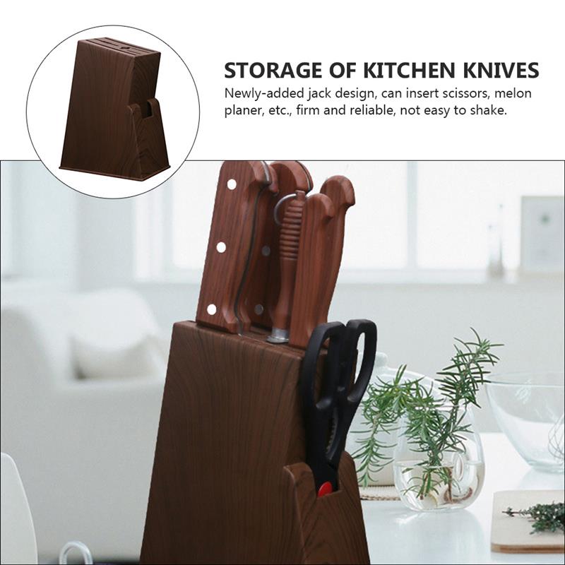 Knife Holder Desktop Storage S - Desk Setup Shelves ulasan dan harga