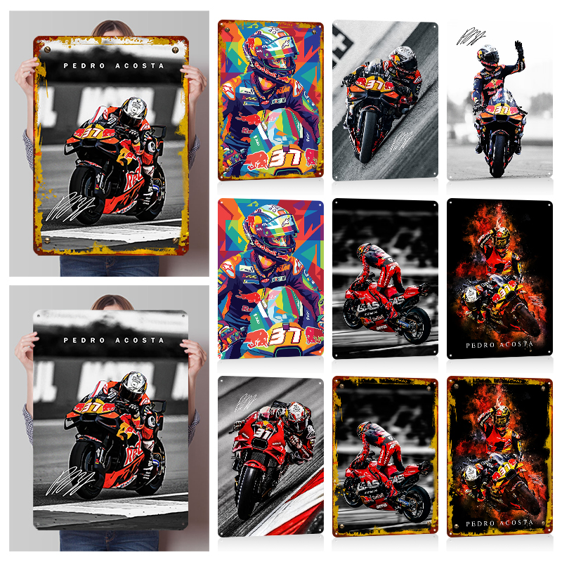 Pedro Acosta MotoGP Metal Post - Desk Setup Poster ulasan dan harga