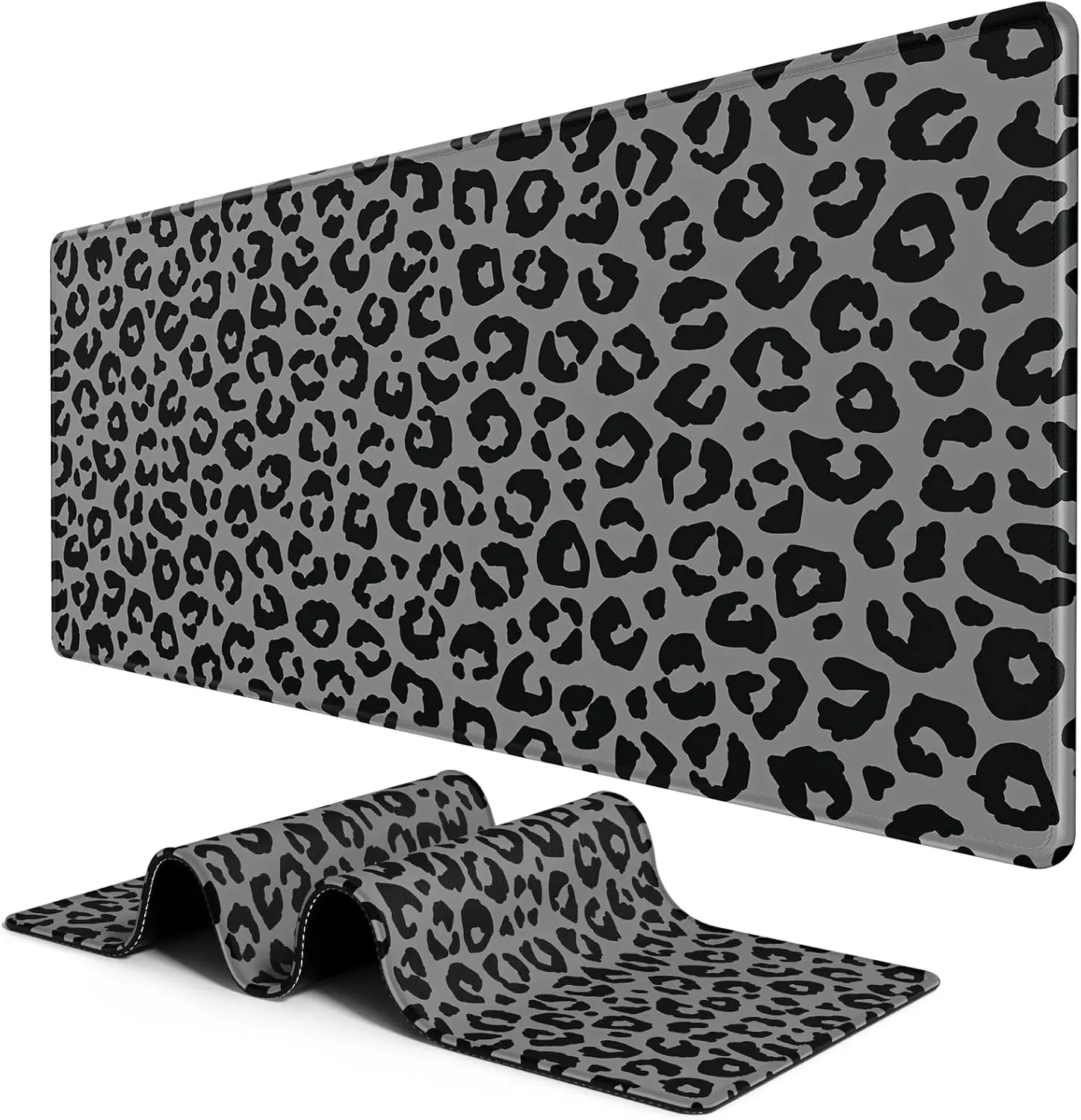 Stylish Grey Black Leopard Pri - Desk Setup Grey ulasan dan harga